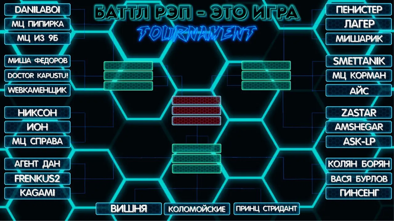 БАТТЛ-РЭП - ЭТО ИГРА TOURNAMENT
